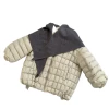 A new 2025 winter Korean-style lantern-sleeved checkered down jacket for women, featuring a unique and lightweight design Item Picture